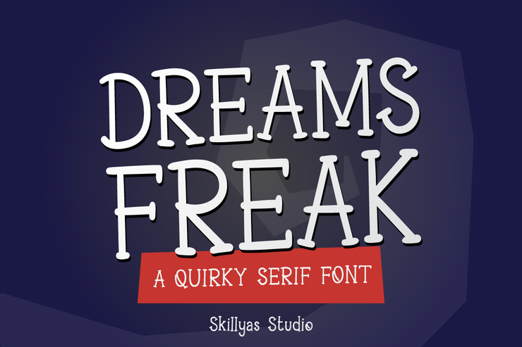 Dreams Freak字体 1