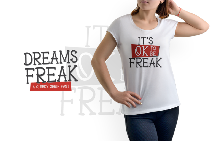 Dreams Freak字体 3