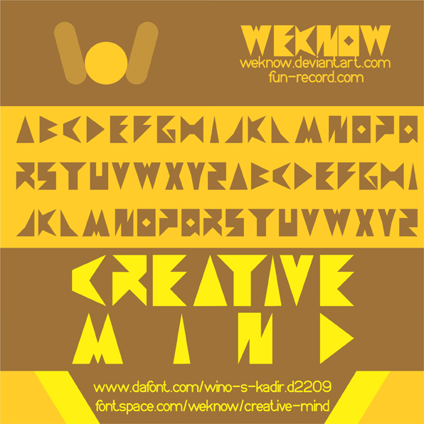 creative mind字体 1