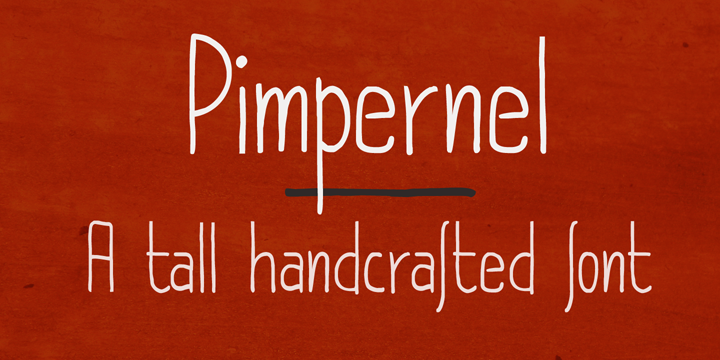 DK Pimpernel字体 1