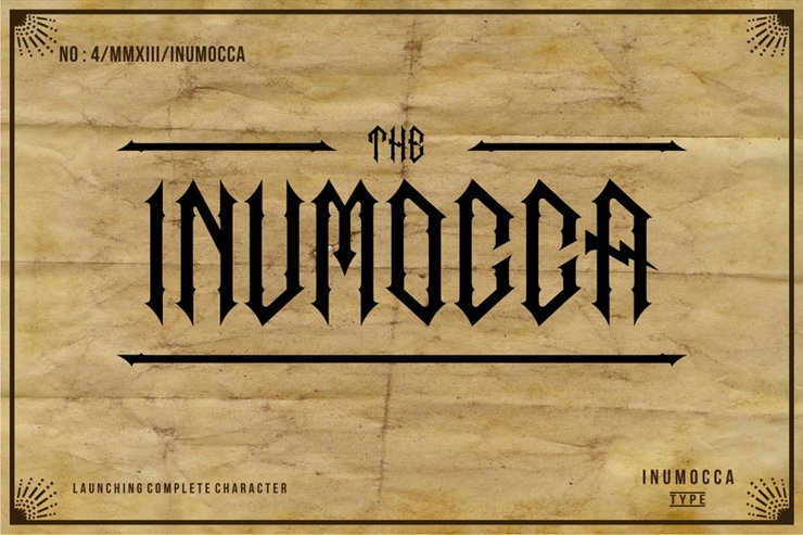 inumocca字体 2
