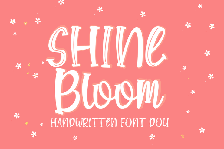 Shine Bloom字体 3