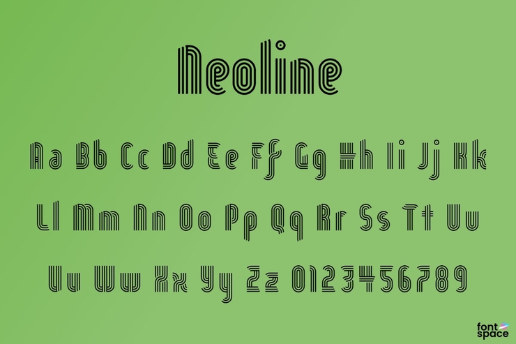 Neoline字体 1