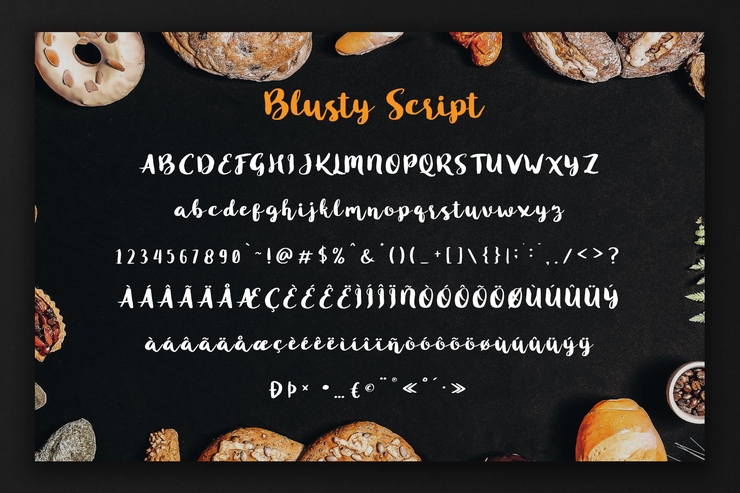 Blusty Script字体 2