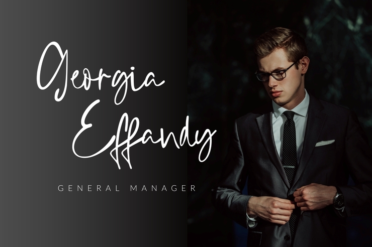 Collegass Signature字体 5