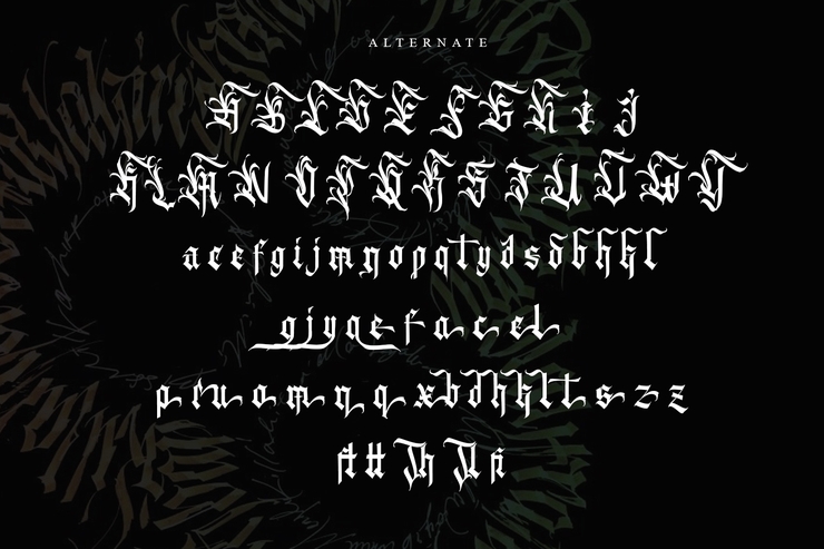 The Eldians字体 1