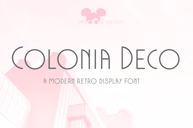 Colonia Deco字体 1