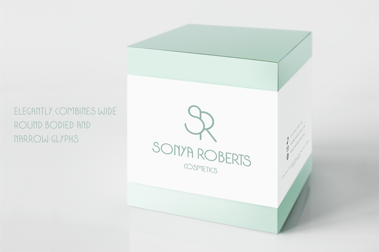 Colonia Deco字体 4