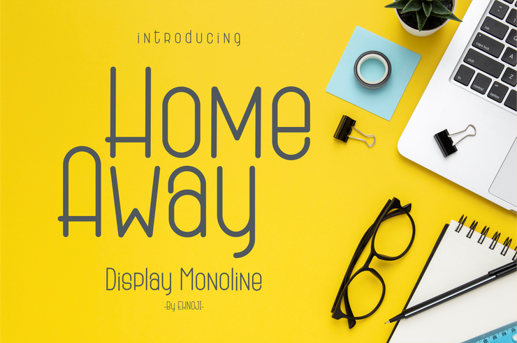 Home Away字体 1