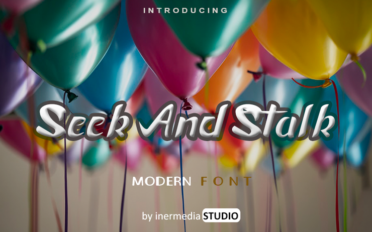 Seek And  Stalk字体 1