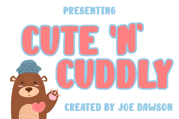 Cute 'n ' Cuddly字体 3