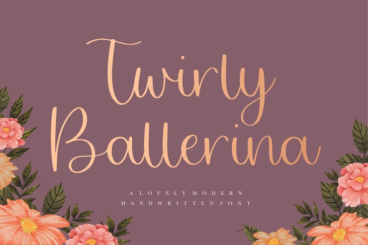 Twirly Ballerina字体 1