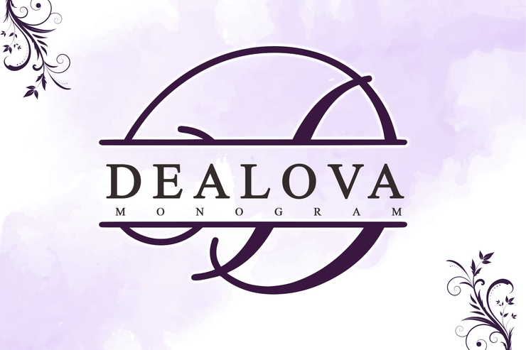 Dealova Monogram _字体 4