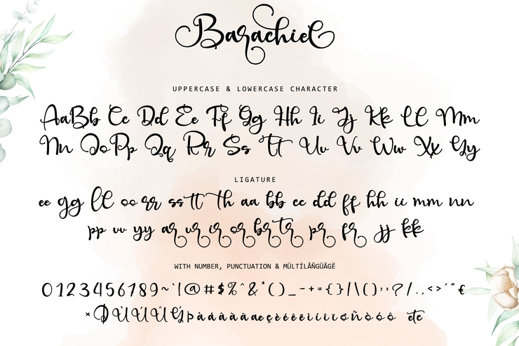 Barachiel字体 3