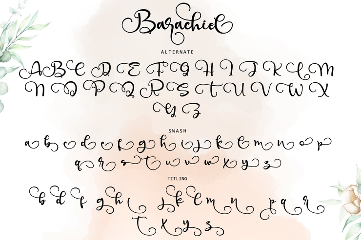 Barachiel字体 6