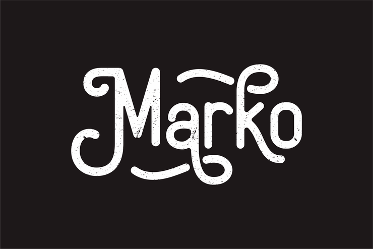 Marko字体 5