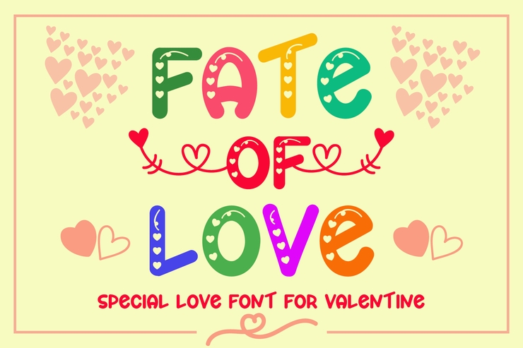 Fate Of Love字体 1