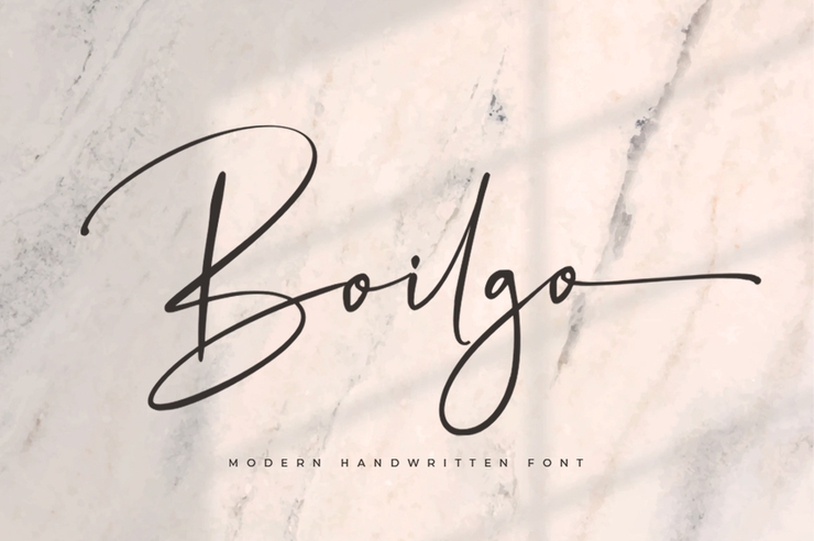 Boilgo字体 1