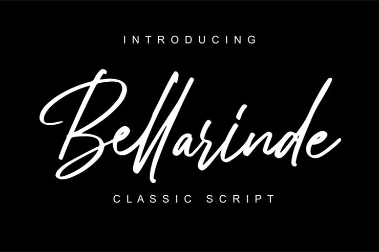 Bellarinde字体 2