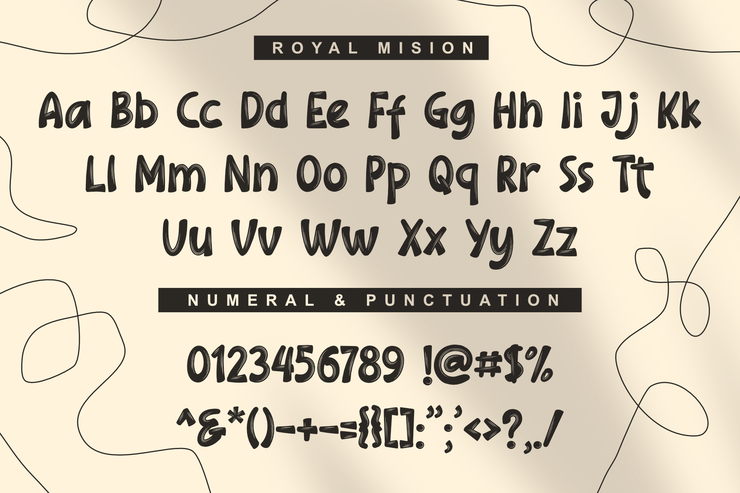 Royal Mision字体 2