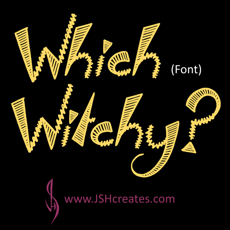 Which Witchy ?字体 1