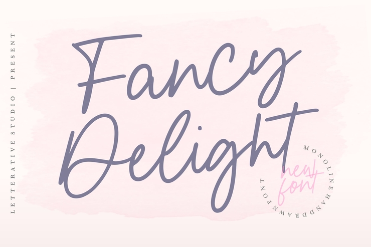 Fancy Delight字体 1