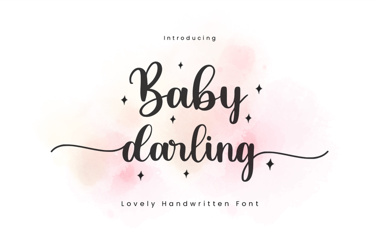 Baby Darling字体 3