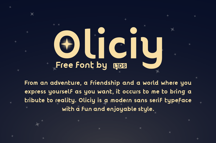 Oliciy字体 3