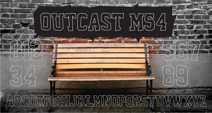 Outcast M54字体 1