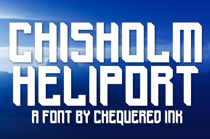 Chisholm Heliport字体 1