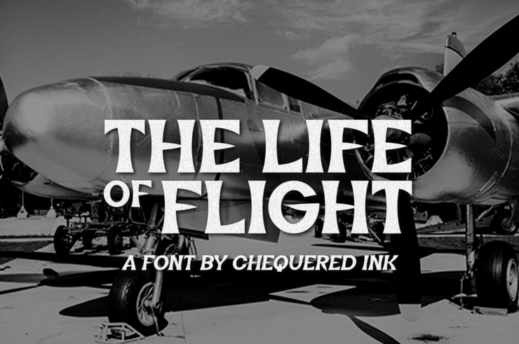 The Life of Flight字体 1