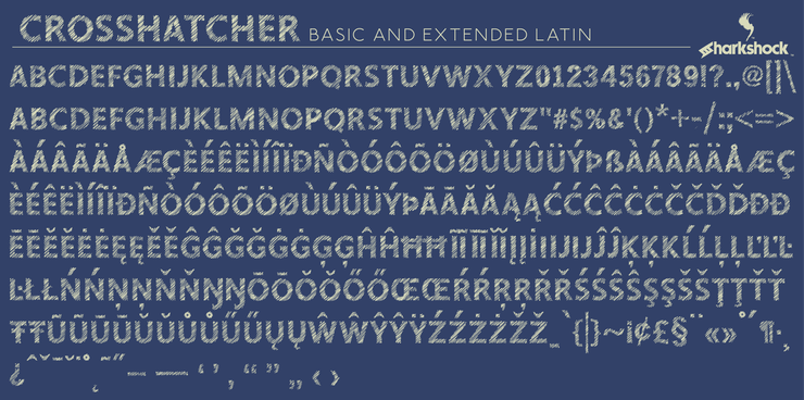 Crosshatcher字体 2