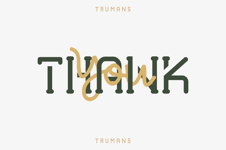 TRUMANS字体 7