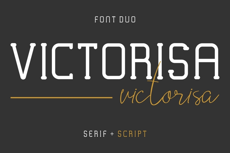 VICTORISA字体 2