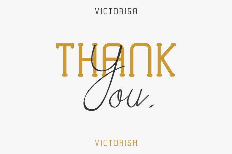 VICTORISA字体 10
