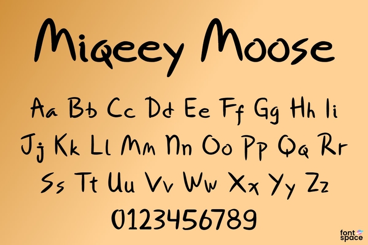 Miqeey Moose字体 4