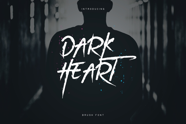 DarkHeart Script字体 1