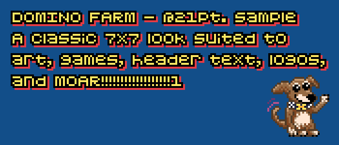 Domino Farm字体 2