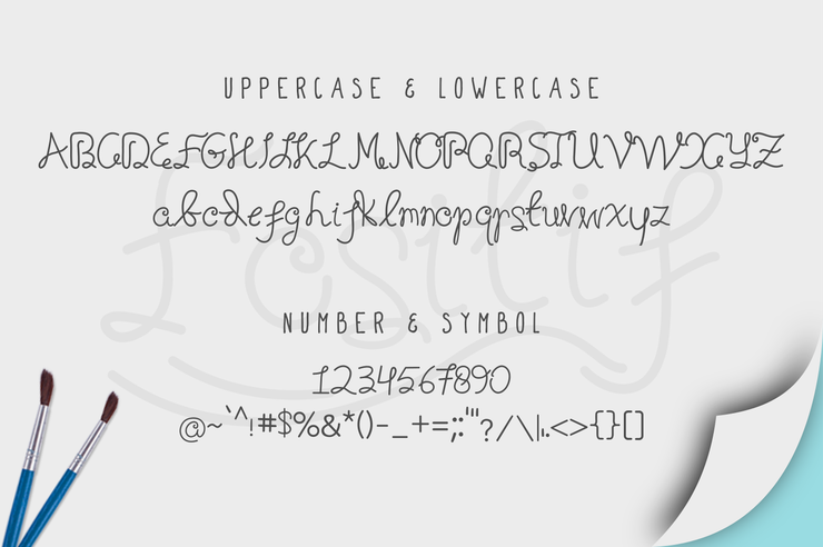 fositif字体 5