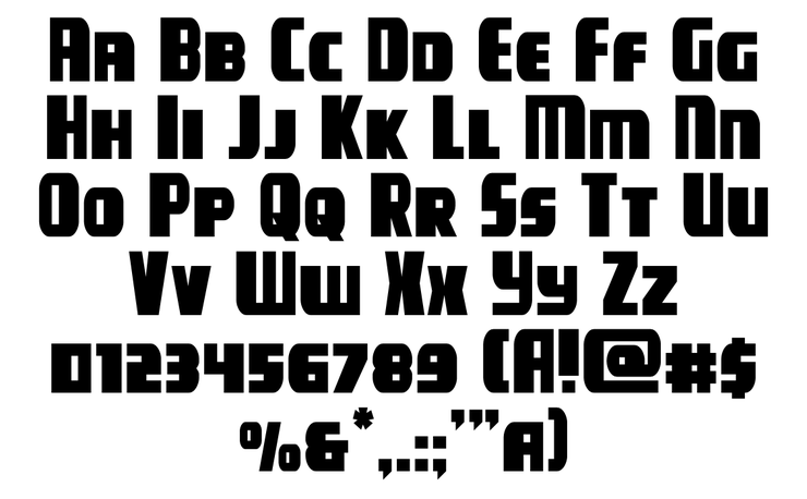 Camp Justice字体 2