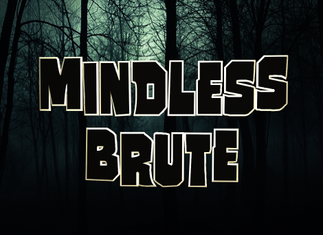 Mindless Brute字体 2