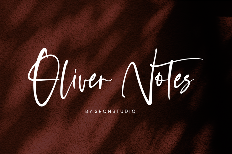 Oliver Notes字体 2