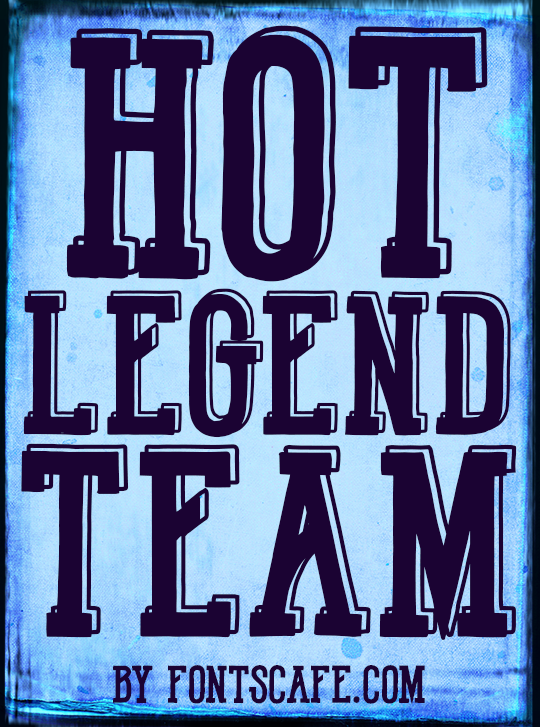 Hot Legend Team DEMO字体 3