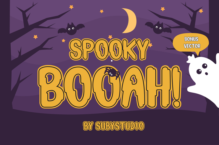 Spooky Booah字体 1
