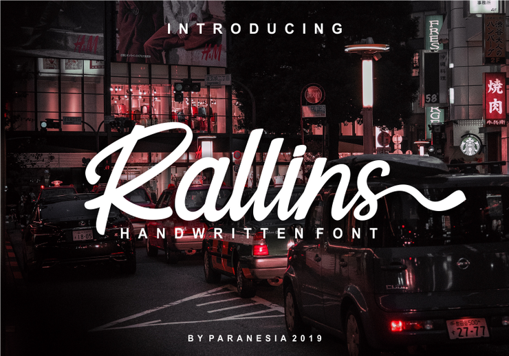 Rallins字体 1