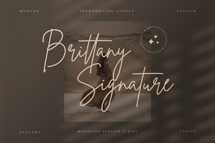 Brittany Signature字体 1
