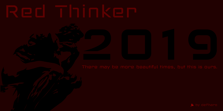 Red Thinker Light字体 3