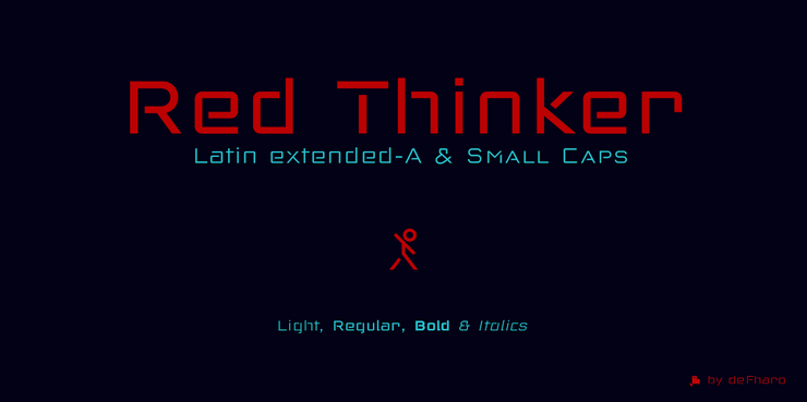 Red Thinker Light字体 7