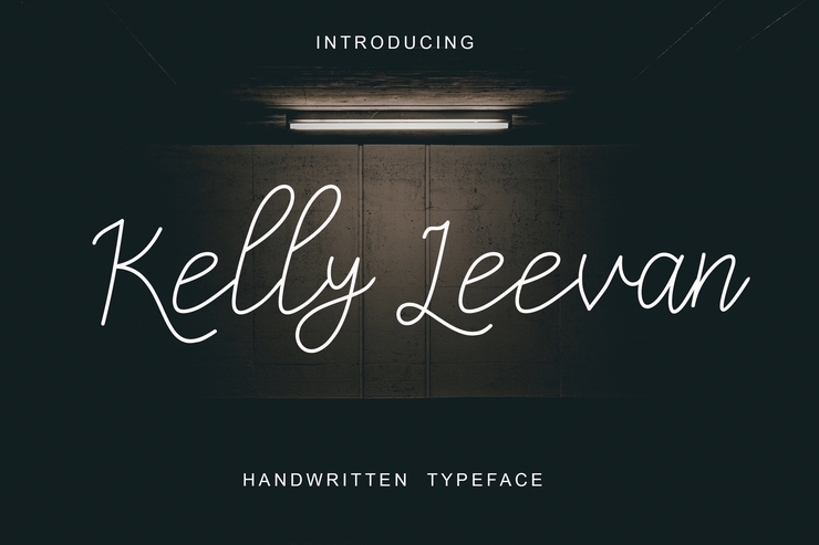 Kelly Leevan字体 3