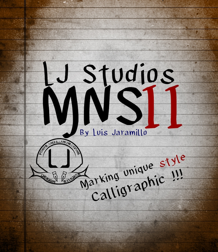LJ Studios MNS 2字体 3